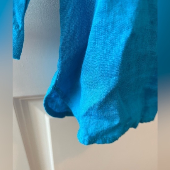 L.K.Bennett London TW ALANIA IN HAWAIIAN BLUE Top - Picture 3 of 13